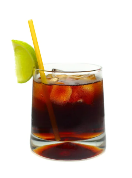 kokteyl - ROM, kola, buz ve limon