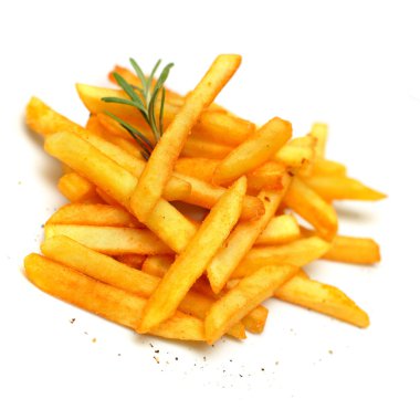 French fries, isolated clipart