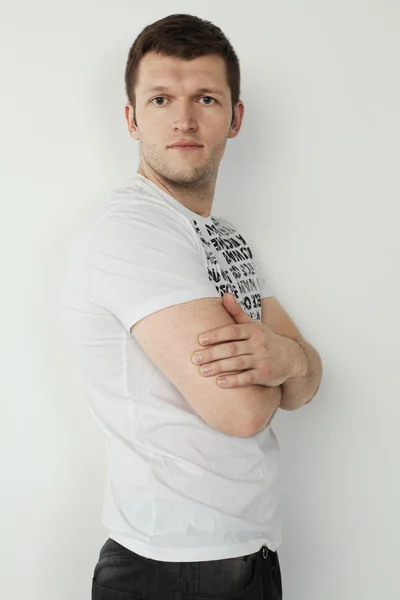 Young man, fashion portrait — Stock Photo, Image