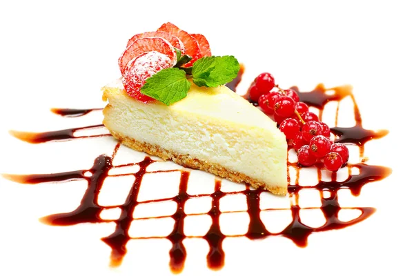 芝士蛋糕-美食、 甜点 免版税图库图片