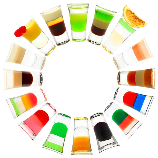 Cocktail shots — Stock Photo, Image