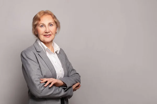 Feliz Sonriente Mujer Negocios Concepto Éxito — Foto de Stock