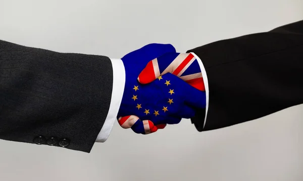 Европейский Союз Соединенное Королевство Политик Бизнесмен — стоковое фото