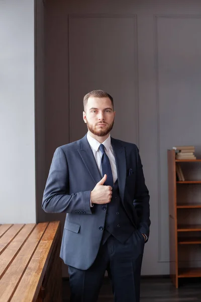 Retrato Homem Negócios Cargo — Fotografia de Stock