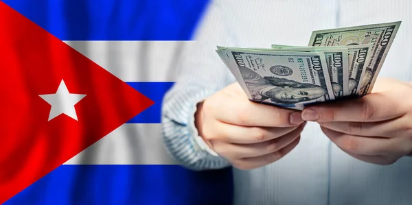 Cambio Divisas Cuba Concepto —  Fotos de Stock
