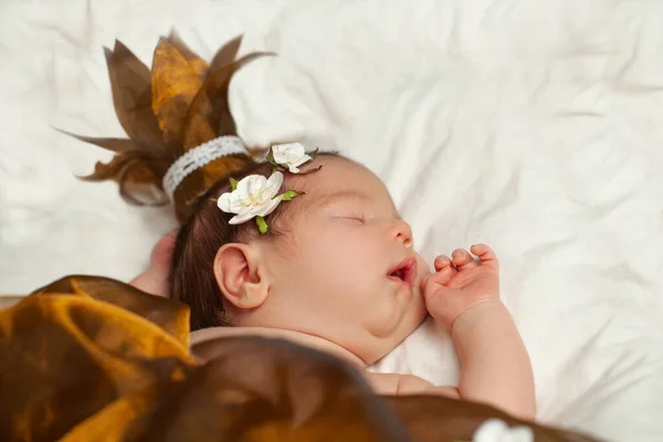 갓난아기 봉합을 귀여운 — 스톡 사진