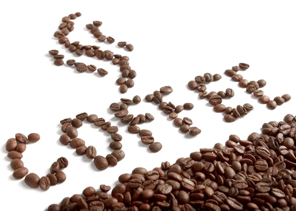 Coffee text — Stock Photo, Image