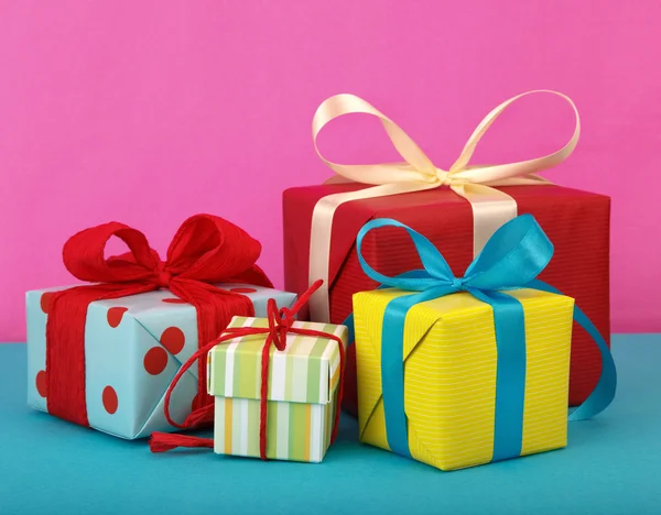 Varietà di confezioni regalo — Foto Stock