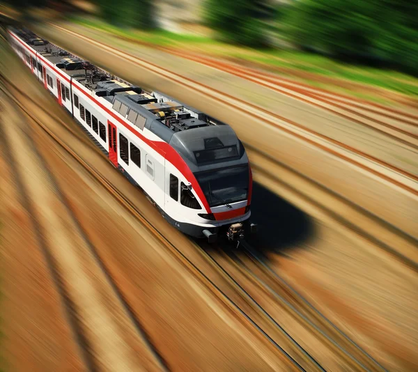 Yüksek hızlı tren — Stok fotoğraf