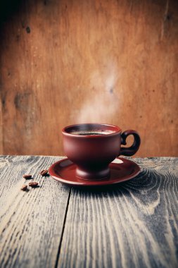 Bir fincan taze kahve.