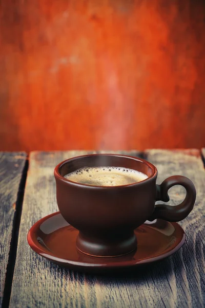 Cup of fresh coffee — Stock Photo, Image