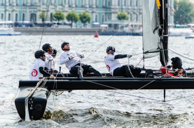 aşırı 40 serisi yelken yarışı 2014 Rusya'nın St. petersburg