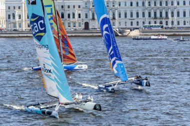aşırı 40 serisi yelken yarışı 2014 Rusya'nın St. petersburg