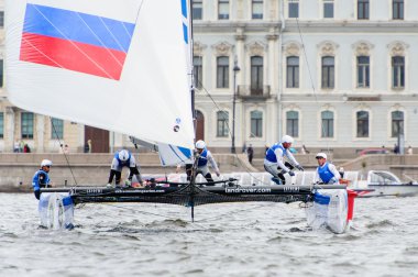 aşırı 40 serisi yelken yarışı 2014 Rusya'nın St. petersburg