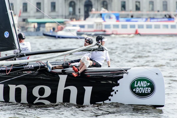 Extrémní 40 plachtění série závod 2014 v Rusku, Praha — Stock fotografie