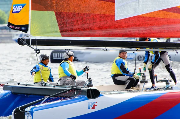 Extreme 40 sailing series race 2014 in russland, saint-petersburg — Stockfoto