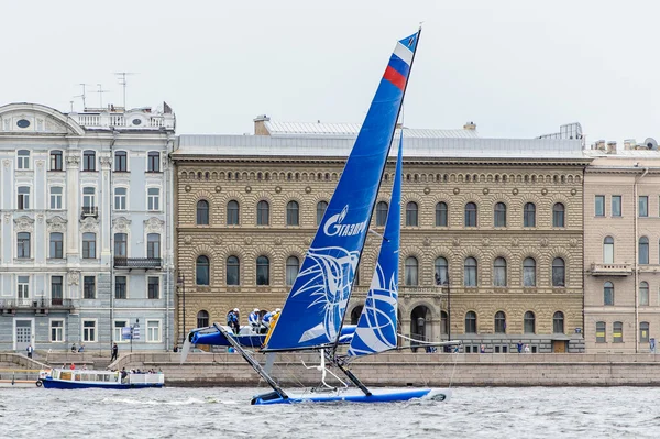 Extrémní 40 plachtění série závod 2014 v Rusku, Praha — Stock fotografie