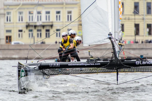 Extrémní 40 plachtění série závod 2014 v Rusku, Praha — Stock fotografie