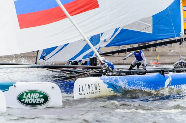 Extreme 40 Sailing Series course 2014 en Russie, Saint-Pétersbourg — Photo