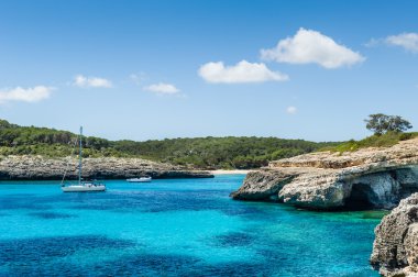 ankerplaats van mallorca nationl parklandschap.