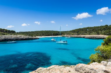 ankerplaats van mallorca nationl parklandschap.