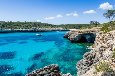 ankerplaats van mallorca nationl parklandschap.