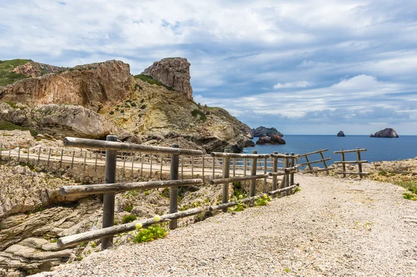 Majorka wyspa drogę dla pieszych — Zdjęcie stockowe