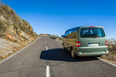 la palma Adası Gözlemevi yolu