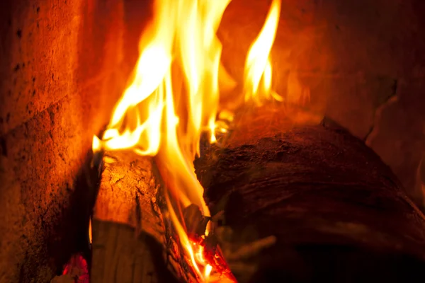 Feuer und Flamme — Stockfoto