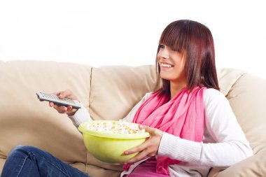 güzel genç televizyon