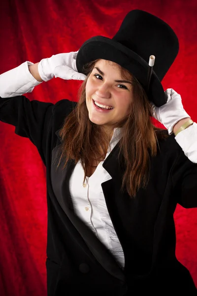 Menina feliz e sorridente — Fotografia de Stock