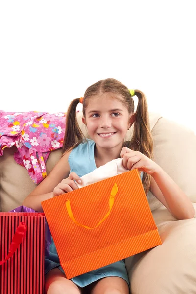 Pleasantly surprised girl — Stock Photo, Image