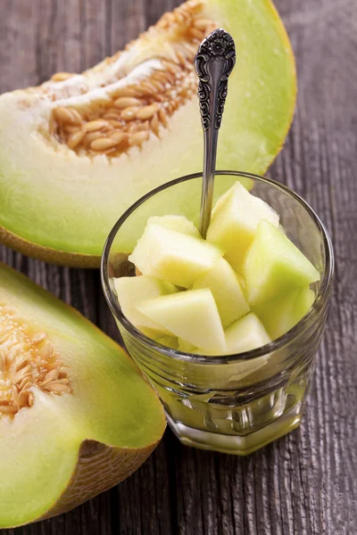 Snacks saludables con melón Fotos De Stock Sin Royalties Gratis