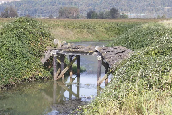 Ponte quebrada — Fotografia de Stock