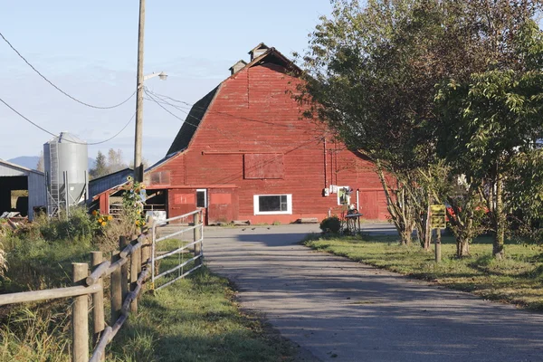 North American Red Barn — Stock Photo, Image