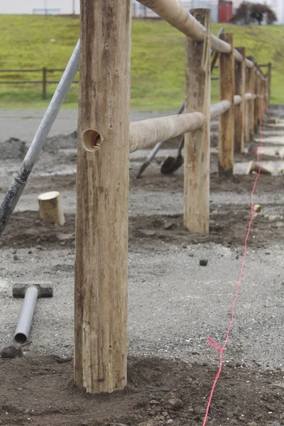Building Fences — Stock Image Building Fences Stock Image
