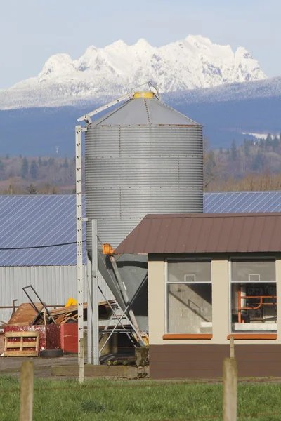 Poultry Feed Bin — Stock Photo, Image