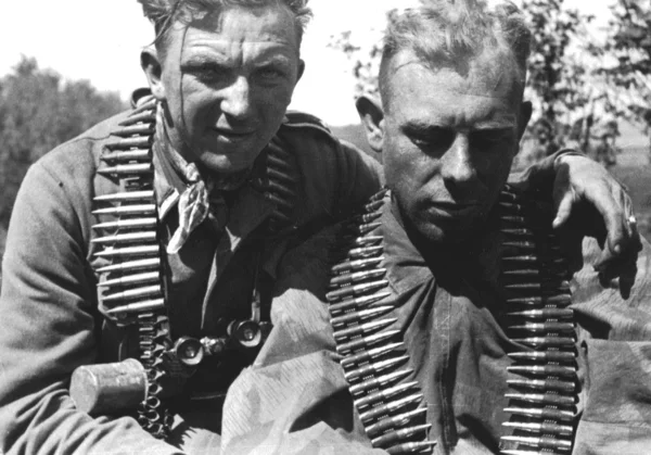 Dois soldados alemães — Fotografia de Stock