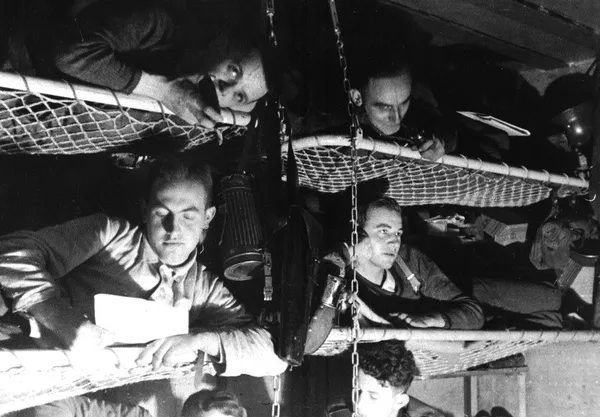 German soldiers in a Bunker in 1939 — Stock Photo, Image