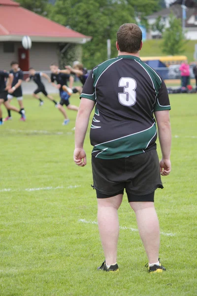 Giovane giocatore di rugby — Foto Stock
