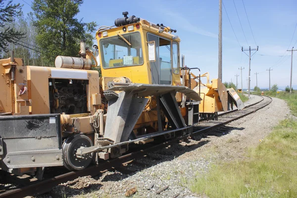 Attrezzature per la riparazione di ferrovie pesanti — Foto Stock