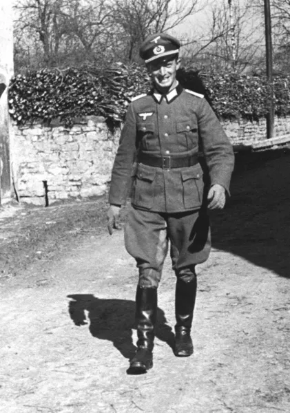 German Nazi Commander — Stock Photo, Image