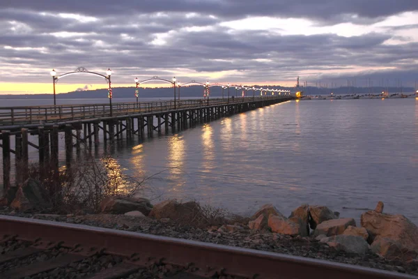 BORDERTOWN Pier — Stok fotoğraf