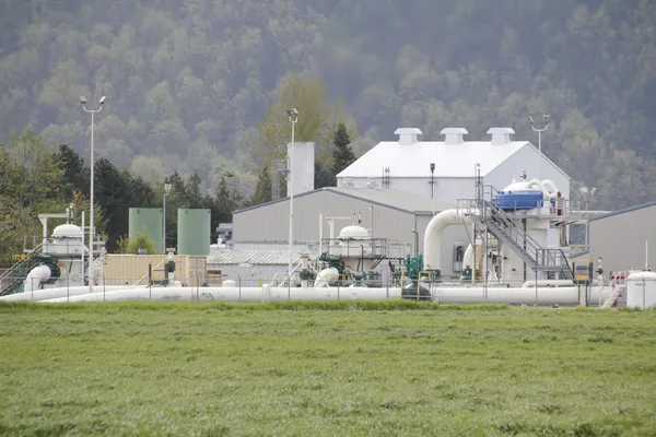 Impianto di biogas — Foto Stock