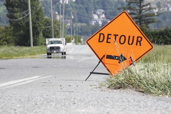 Detour Sign — Stock Photo, Image