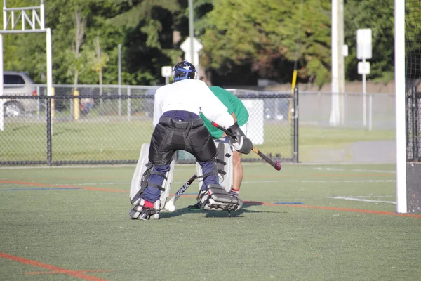 Hockey su prato portiere — Foto Stock