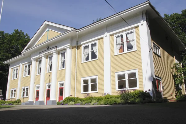 Gemeindehalle von Fort Langley — Stockfoto