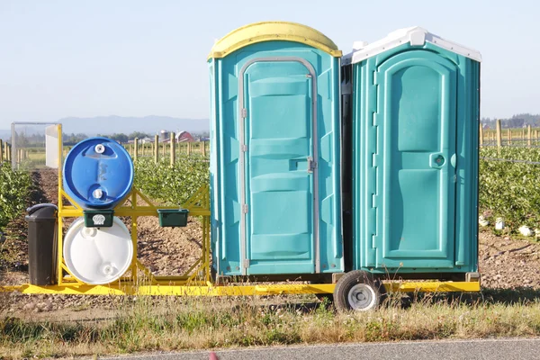 Tragbare Toiletten — Stockfoto