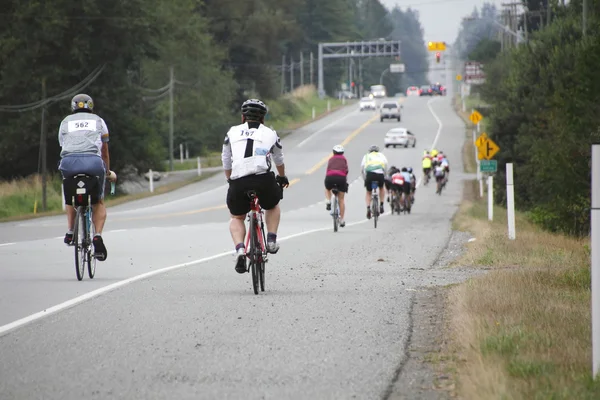 De 2014 rsvp seattle aan vancouver fietstocht — Stockfoto