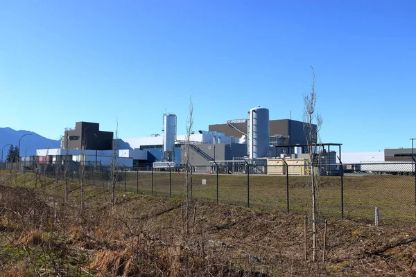 Full Profile View New Molson Canadian Coors Brewery Plant Chilliwack — Stock Photo, Image